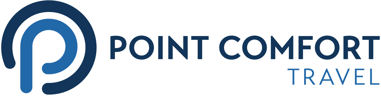 Point Comfort Travel 2-color logo